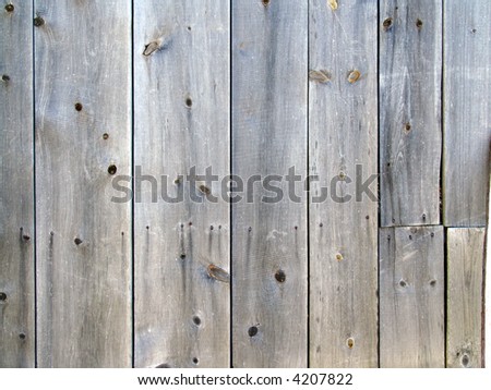 worn wood siding