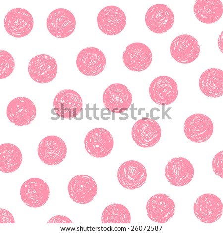 polka dots wallpaper. stock photo : pink polka dots
