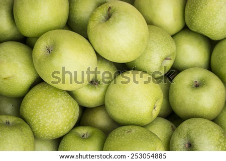 green apple background
