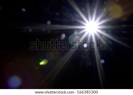 light flare special effect