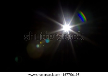 light flare special effect