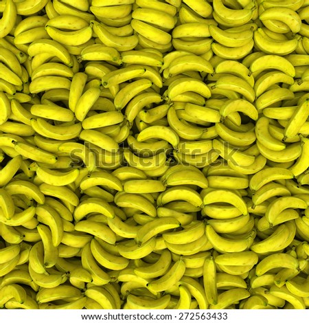 Bunch of ripe bananas background