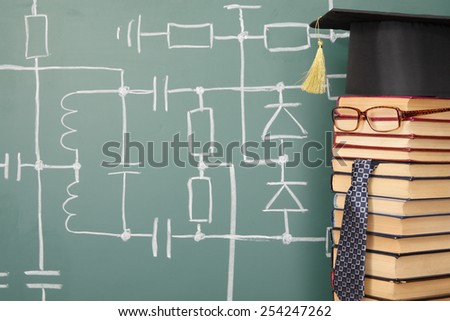 Electronics lecturer, schematic diagram
