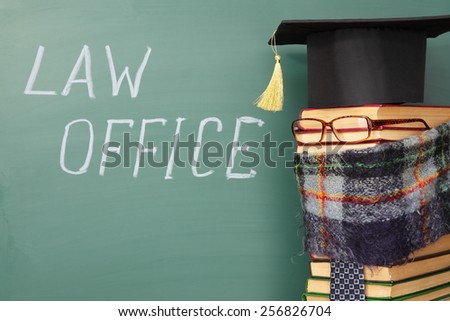 Law office, fun legal concept