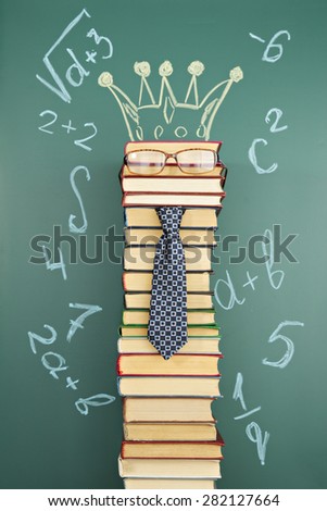 Education unusual concept, mathematics is the Queen of Sciences