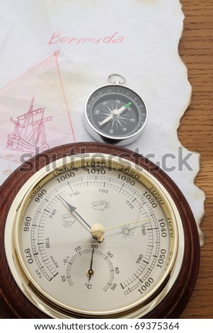 Bermuda Triangle Compass