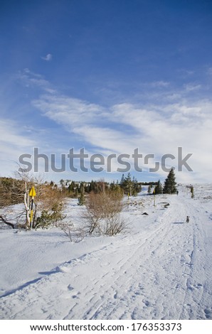 beautiful winter landscape from Bulgaria
