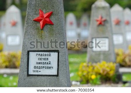 Russian military cemetery of the first world war in Sankt Poelten