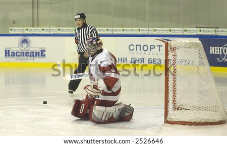 Ice Hockey. Frame #227. Save