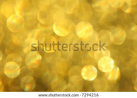 Abstract golden glow light background