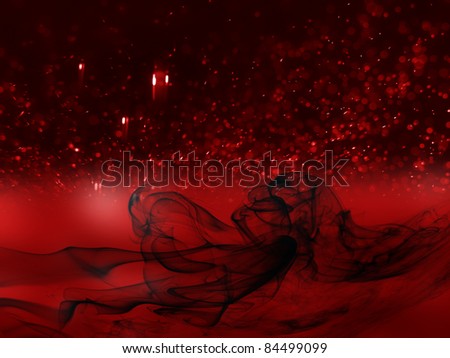 abstract smoke with particle background