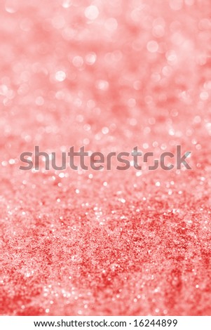 pink red glitter sparkles dust on background , super macro shot, shallow DOF