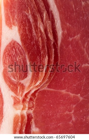 dry cured ham background