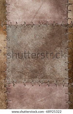 High resolution stiched suede leather texture