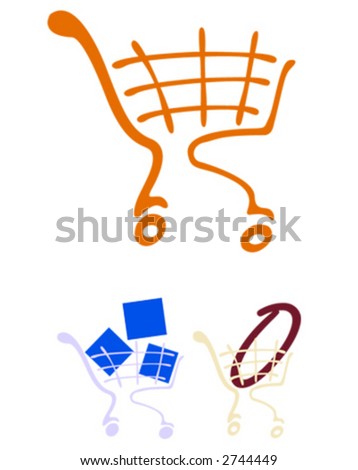 Market Basket Stock Vector Illustration 2744449 : Shutterstock