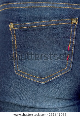 Jeans pocket,jeans texture