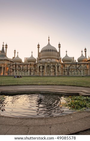 Royal Pavilion is a building, formerly a royal residence, located in Brighton, England. It was built in the early 19th Century as a seaside retreat for the then Prince Regent.