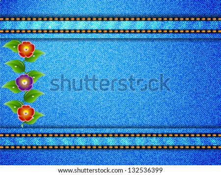 abstract floral card  raster copy of vector file
