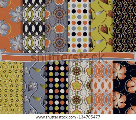 Abstract Vector Set Of Paper For Scrapbook - 134705477 : Shutterstock