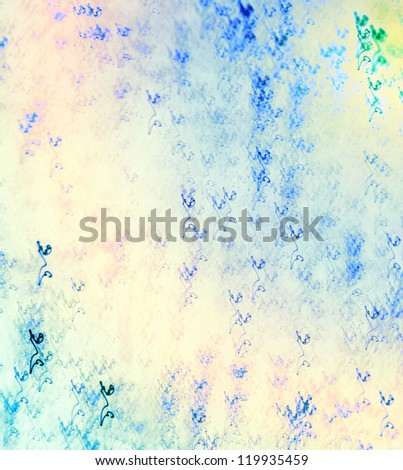 Pink and blue art rainbow background