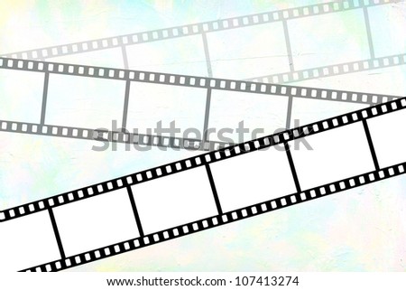 film stripes with colorful texture background