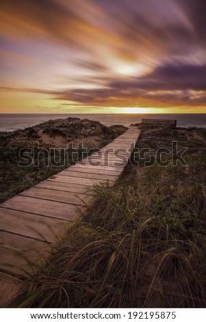Leading To The Sunset