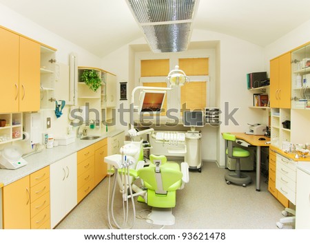 Modern consulting room in dental clinic