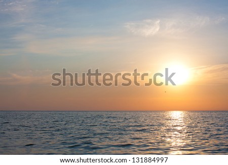 Sunset Seascape Sunset Seascape