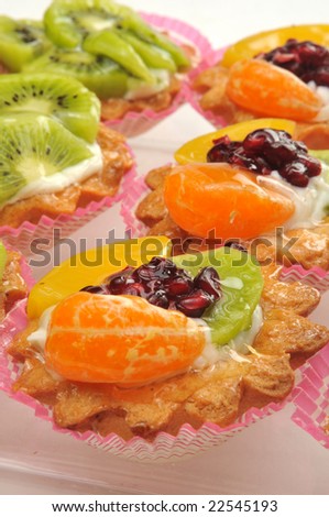 Fresh fruit tarts