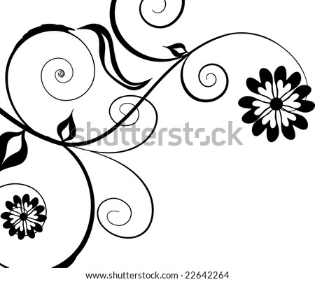 Logo Design Black  White on Black And White Design Ornament Illustration   22642264   Shutterstock