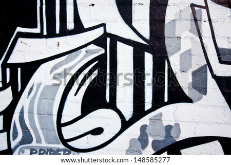 MELBOURNE - JUNE 29: Street art by unidentified artist. Melbourne\'s graffiti management plan recognises the importance of street art in a vibrant urban culture - June 29, 2013 in Melbourne, Australia.