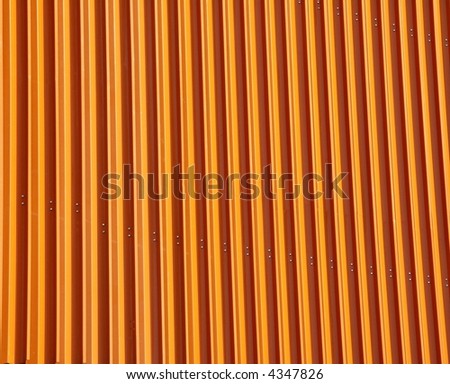 Background - Orange Building Cladding