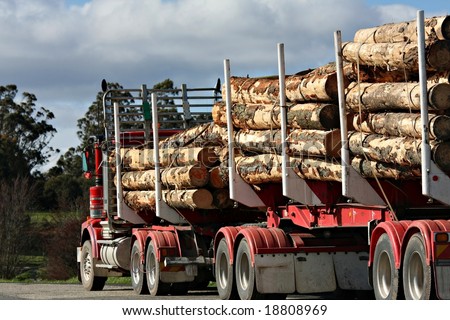 Logging Truck in Tasmania