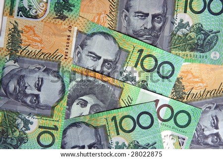 australian dollar bill. Australian 100 Dollar Bills