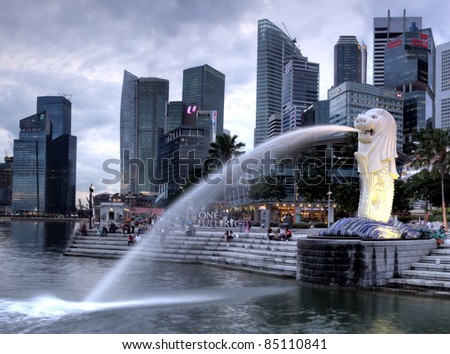 Fountain In Singapore