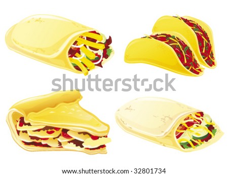 Burritos Clip Art