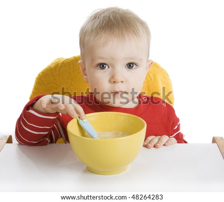 Child Eating Breakfast