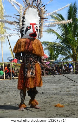 Traditional dance mask festival