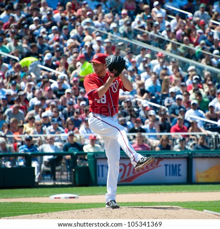 WASHINGTON - JUNE 16:  Ross Detwiler pitches during the Washington Nationals - New York Yankees game, which the Yankees won after 14 innings of play, on June 16, 2012 in Washington, D.C.