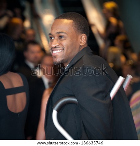 WASHINGTON - April 27:  Injured college basketball player Kevin Ware arrives at the White House Correspondents Dinner April 27, 2013 in Washington, DC