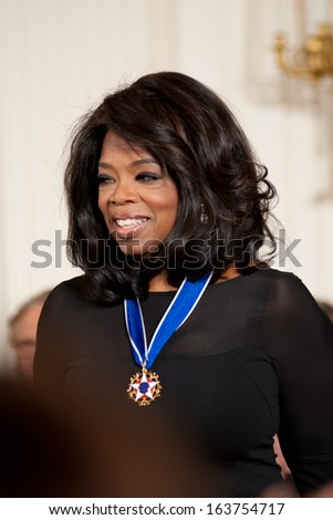 Washington -Â?Â? November 20: Oprah Winfrey after receiving the Presidential Medal of Freedom at a ceremony at The White House on November 20, 2013 in Washington, DC.