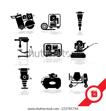 Working tools icon set 3 Working tools icon set 3