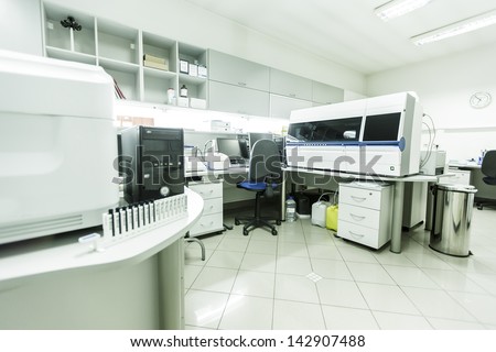 Modern medical laboratory