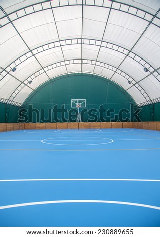 Basketball indoor playcourt