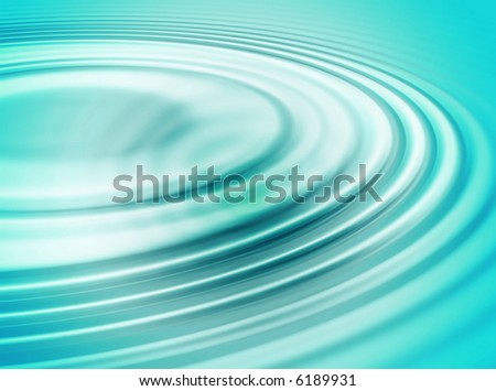 A green background about water ripple and white light