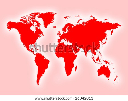 WORLD MAP CONTINENTS OUTLINE