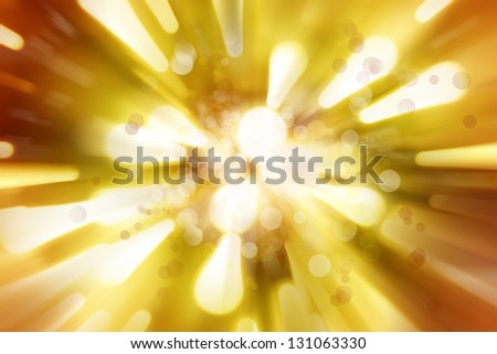 Bright blast of light futuristic background