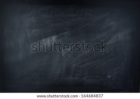 Chalk Rubbed Out On Blackboard