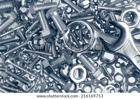 Wrenches on nuts and bolts