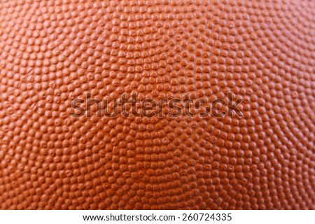 Closeup of orange basketball texture